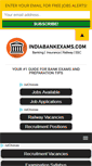 Mobile Screenshot of indiabankexams.com